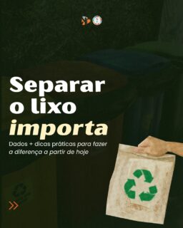 Separar o lixo parece um gesto simples, mas o impacto é enorme. ♻️
Ao descartar corretamente papel, plástico, vidro, metal e resíduos orgânicos, você contribui para a redução da poluição, o fortalecimento da reciclagem e a preservação dos recursos naturais.
Nesta Semana do Meio Ambiente, fica o convite: comece pelas pequenas atitudes. Elas são as que geram as maiores transformações ao longo do tempo.
🌎 Qual hábito sustentável você já adotou na sua rotina?
#semanameioambiente #meioambientesustentável #meioambientebrasil