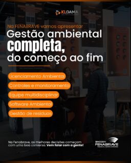 Na Fenabrave, vamos mostrar que gestão ambiental vai muito além de cumprir exigências — é estratégia, tecnologia e resultado.
Da licença ao monitoramento, da gestão de resíduos ao controle ambiental completo: a KL GAMA entrega soluções do começo ao fim, com equipe multidisciplinar e software próprio para transformar processos em eficiência.
Se você busca mais controle, segurança e inteligência para sua operação, passe no nosso estande e venha conversar com a gente.
Nos vemos na Fenabrave!
#gestãoambiental #sustentabilidade #fenabrave #concessionaria #montadoras