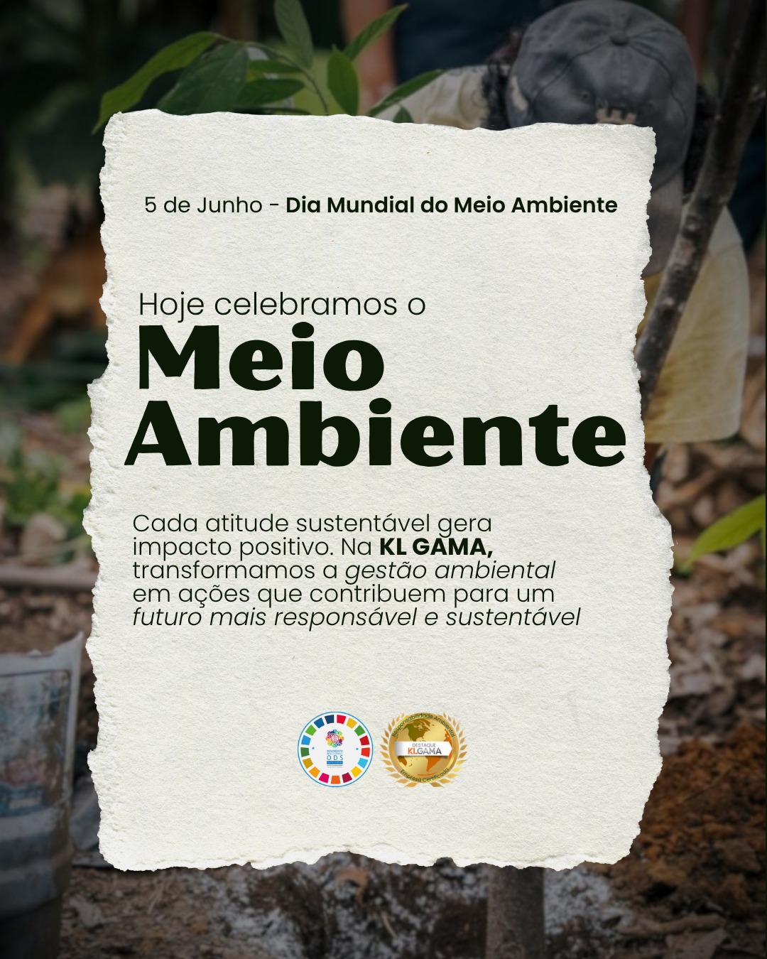 Hoje celebramos o Dia Mundial do Meio Ambiente, uma data que reforça a importância de transformar consciência em ação.
Na KL GAMA, acreditamos que a gestão ambiental é um compromisso diário com empresas mais responsáveis, sustentáveis e preparadas para o futuro.
🌿 5 de Junho | Dia Mundial do Meio Ambiente
#diamundialdomeioambiente #sustentabilidade #gestaoambiental #klgama