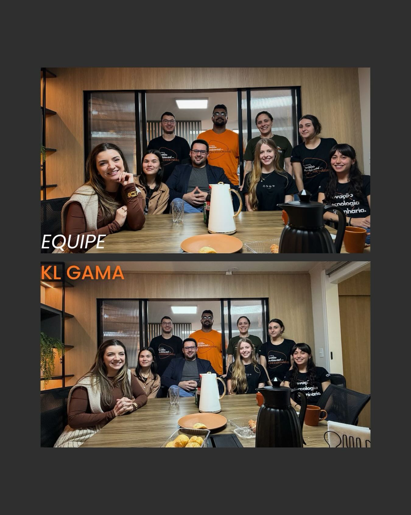 Nem toda grande solução nasce numa reunião formal. Às vezes ela começa num café compartilhado, com gente de áreas completamente diferentes trocando ideia. 🌱☕
Aqui na KL GAMA, biólogos, engenheiros, o time de gestão ambiental e o pessoal de TI dividem a mesma mesa — e é dessa mistura de olhares que nascem as melhores soluções para nossos clientes. Cada área enxerga o problema de um jeito, e é essa diversidade que faz a diferença no dia a dia.
Time diferente, propósito igual.