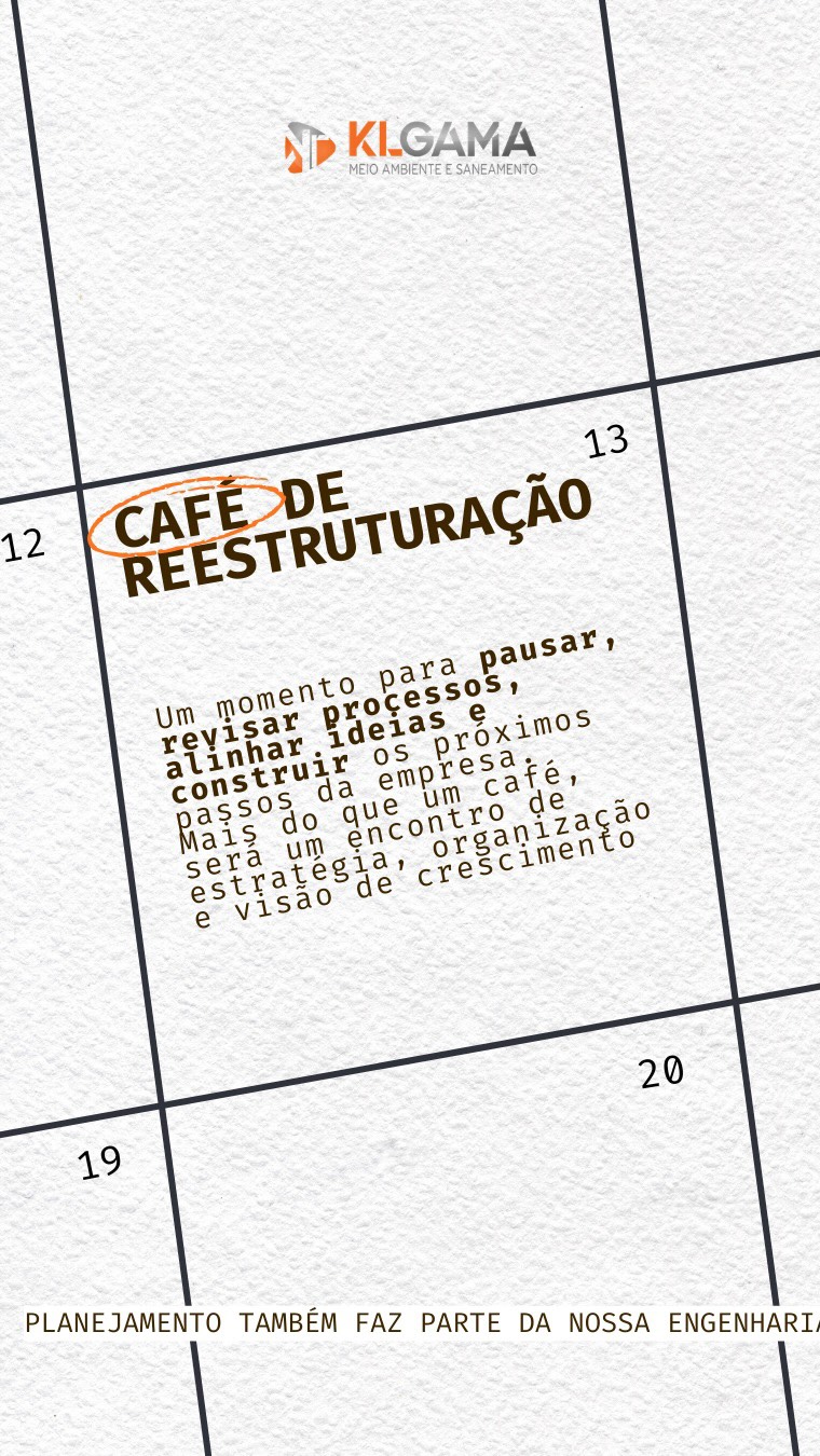 Nem todo crescimento acontece correndo.
Às vezes ele começa quando a gente para para pensar.
Hoje foi dia de café, conversa e estratégia na KL GAMA.
Um momento para alinhar caminhos, revisar processos e olhar para o futuro da empresa.
Porque empresas que querem crescer também precisam saber quando parar para evoluir. ☕
#gestãoambiental #bastidoresdaempresa #planejamento #culturaempresarial