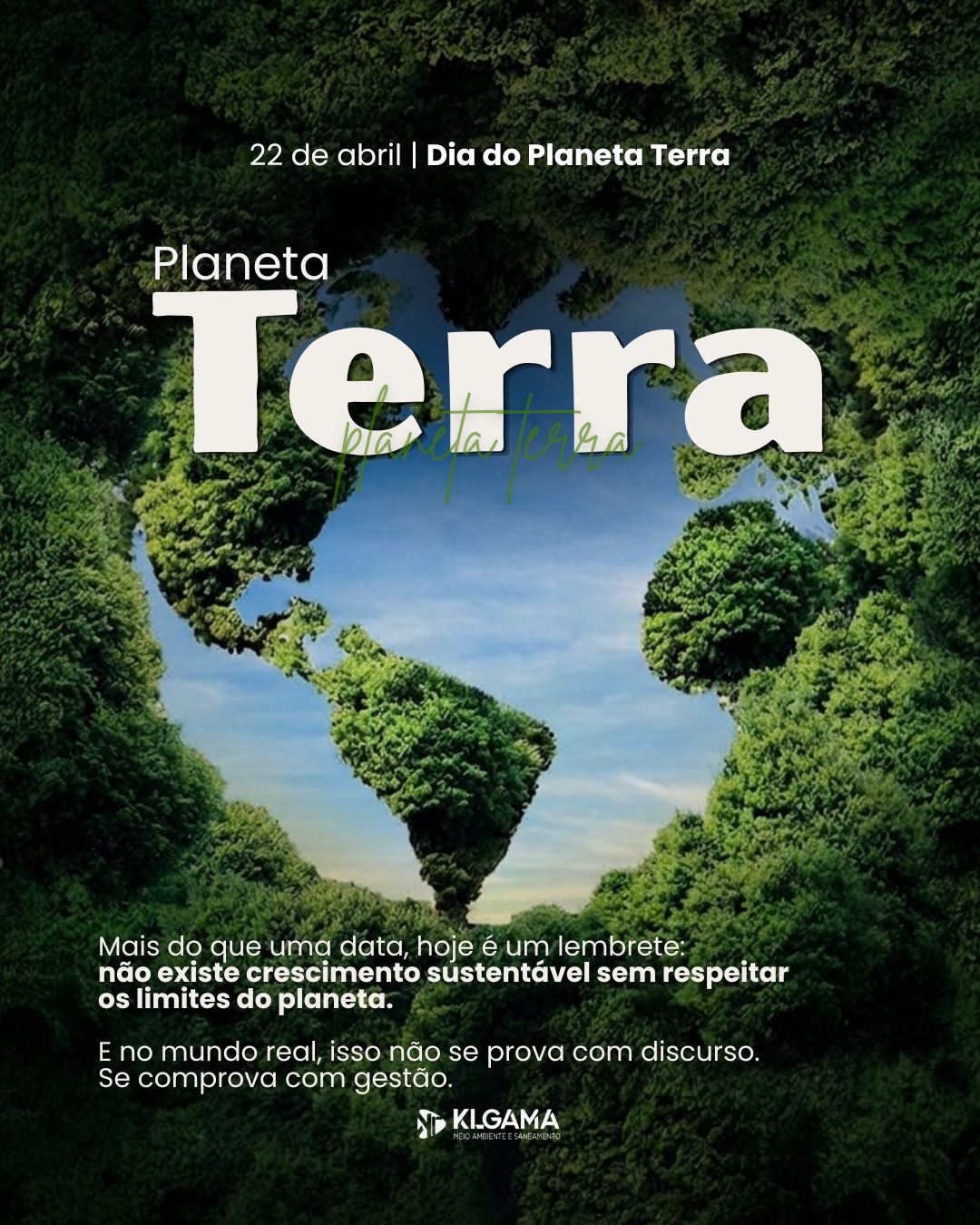 Hoje é o Dia do Planeta Terra 🌎
Mais do que uma data, é um lembrete direto para quem lidera: o futuro dos negócios passa, obrigatoriamente, pela forma como cuidamos do meio ambiente hoje.
Sustentabilidade não é tendência.
E no dia a dia das empresas, isso se traduz em gestão, controle e responsabilidade real, não só discurso.
Porque no final, não é sobre o planeta precisar de nós. É sobre nós precisarmos dele.
E a pergunta que fica é:
o seu negócio está fazendo a parte dele?
#diadoplanetaterra #sustentabilidade #gestaoambiental #responsabilidadeambiental #klgama